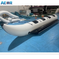 Bateau banane gonflable pour 10 personnes bateau banane à poisson volant gonflable avec prix d'usine pour le plaisir