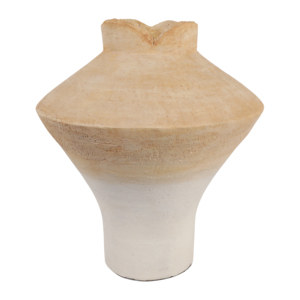 Vaso in terracotta a forma di campana contemporaneo per l'arredamento del soggiorno, da tavolo o per l'ufficio, complemento d'arredo transizionale - Product Image 6