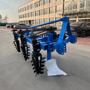 Farm <b>Cultivator</b> 2 Row Blue Multifunctional For Tractor Use - Product Image 2