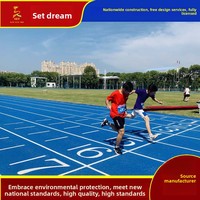 Lantai Lapangan Basket Silikon PU Ramah Lingkungan dari Produsen Saitemeng, Tebal 13mm, Lintasan Lari Sintetis, Elastisitas Tinggi