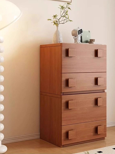 Armadio per soggiorno Vintage a pavimento della metà del secolo <span class=keywords><strong>in</strong></span> <span class=keywords><strong>legno</strong></span> massello con unità modulare creativa per uso domestico e ingresso - Product Image 4