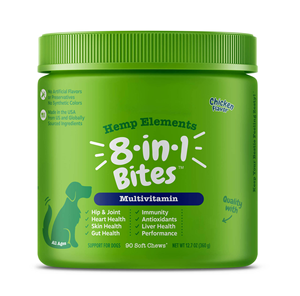 Suplemento 8 en 1 para la cadera y las articulaciones para perros, enzima digestiva, intestino, hígado, antioxidante, salud, multivitamínico, golosinas para masticar para perros - Product Image 4