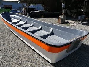 Grandsea 23ft con Motore Fuoribordo in Vetroresina WASEN Banana Boat, Barca da Lavoro e da Pesca, Piccolo Traghetto in Vetroresina, Panga Boat da Pesca in Vendita - Product Image 2