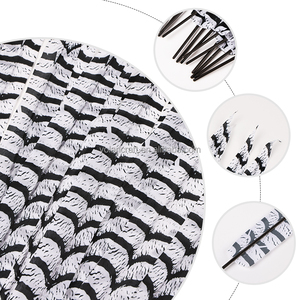 Chất Lượng Cao 65-70Cm Bán Buôn Lông Nhân Tạo Phụ Nữ Ngựa Vằn Gà lôi Lông Cho Ăn Mặc Lễ Hội Lễ Hội Ance Trang Phục - Product Image 2