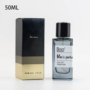 批发定制方形扁平30ml 50ml 100ml香水喷雾瓶带黑色塑料盖定制颜色 - Product Image 4