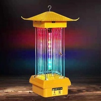Lampe insecticide solaire à LED Lampe anti-moustiques et piège pour l'extérieur Étanche IP65 Garantie 5 ans