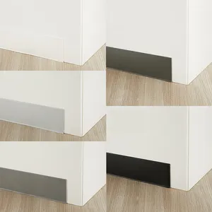 Baseboard Modern Moulding Plastic Skirting Board Trim Molding Base Floor Cove Cover Vinyl Rubber PVC Alu Aluminium Wall