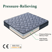 Matelas en mousse à mémoire de forme compressée, taille Queen et King, pour meubles de chambre à coucher, matelas compressé orthopédique