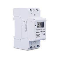 TOMZN Nouveau type de relais minuterie numérique programmable hebdomadaire 7 jours sur rail DIN 2 fils AC 220V 230V 12V 24V 48V 16A