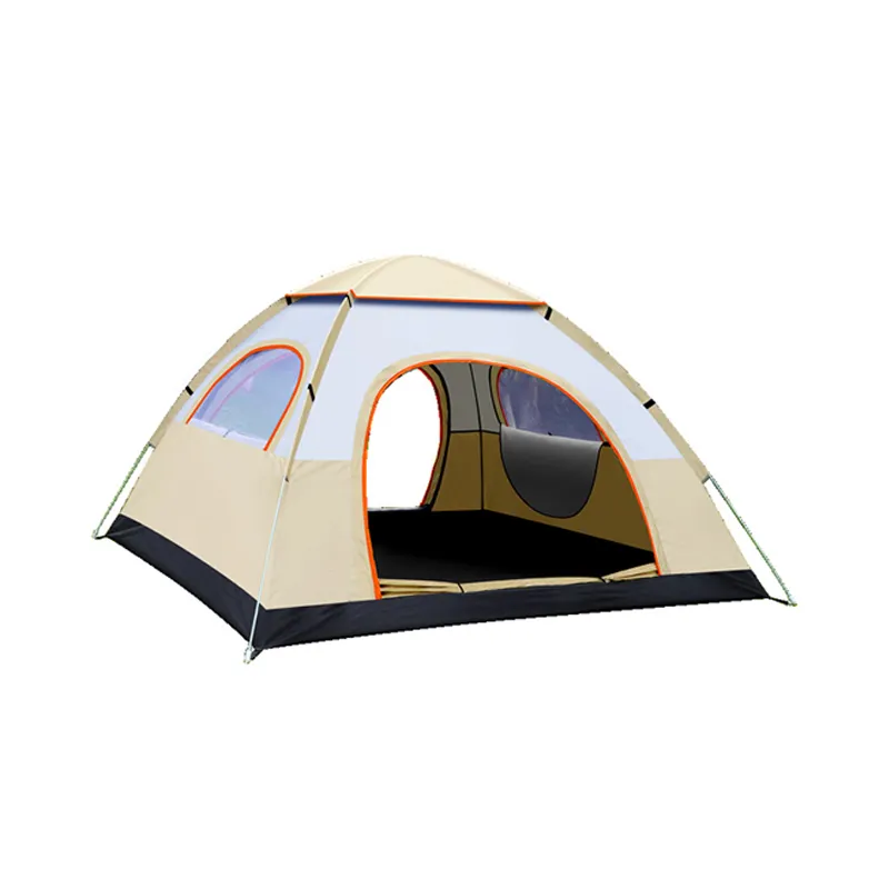 Açık kamp tam otomatik taşınabilir katlanır kamp çadır çift kamp komple set dış mekan çadırları