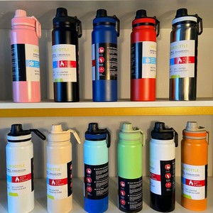 OEM Wide Mouth Stainless Steel Thermal Water <b>Bottle</b> Vacuum Insulated Sports <b>Flask</b> with Carry Handle for Outdoor Travel - Product Image 5