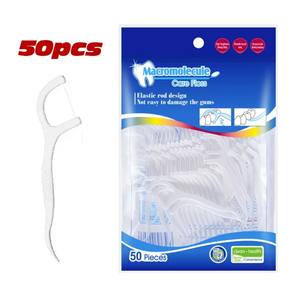 50 Paquets de Fils Dentaires en Soie à Haute Résistance à la Traction, Fils Dentaires à Fermeture Éclair dans un Sac en Haute-Polymère, Type Boîte - Product Image 3