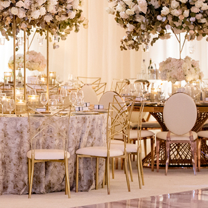 Dining <strong>Chair</strong> Legs <strong>Arm</strong> Gold Stainless Steel <strong>Chairs</strong> for Banquet Events - Product Image 1