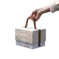 Séparateurs de boîtes en papier kraft personnalisés boîte cadeau en velours haut de gamme avec votre logo