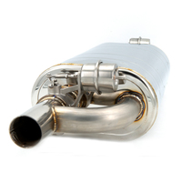 Soupape de décharge d'échappement universelle pour voiture en forme de T, 51MM/60MM/63MM/70MM/76MM, une en deux, silencieux d'échappement, découpe d'échappement, haute qualité