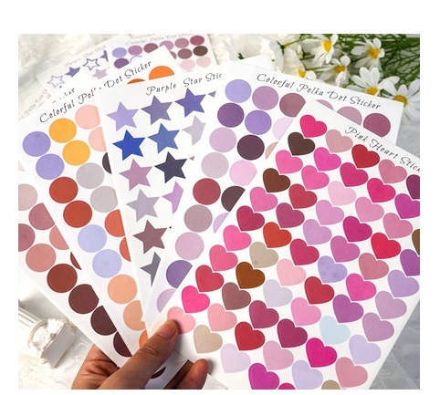 Ins Morandi Color Polka Dot Sealing