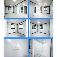 Casa Contenedor Moderna Expandible con Batería de Litio Solar, 2 Dormitorios, Aislada y Modular Prefabricada, para Vivienda de Retiro o Escuela