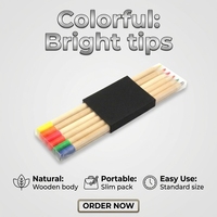 Lot en gros de crayons de couleur hexagonaux pour étudiants, 12, 18, 24, 36 couleurs, corps en papier naturel, modèle Shengyada Ks4413, pour usage scolaire, UV