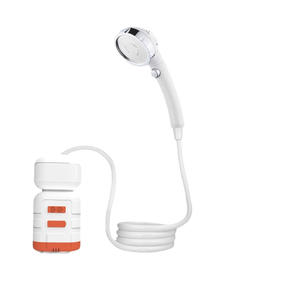 Ducha eléctrica portátil 2 en 1 con luz LED, batería recargable, ducha para acampar al aire libre - Product Image 3
