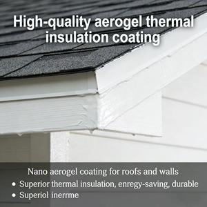 Revêtement isolant en aérogel, peinture résistante à la chaleur et à économie d'énergie pour équipements industriels et matériaux de construction - Product Image 3