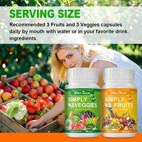 Wins Town OEM Fruit Voedingssupplement Capsules met Volledige Fruitmix Natuurlijke Fruit Ingrediënten Voedingsformule