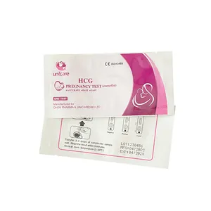 Bâton de test de grossesse rapide sac d'emballage en papier de test de grossesse précoce HCG carte de test de diagnostic in vitro sac en papier d'aluminium