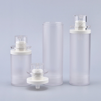 Nouveauté : Emballage cosmétique pour soins de la peau, flacon pompe sans air en plastique pour sérum, 30 ml, 50 ml, 100 ml, 120 ml, avec bouchon.