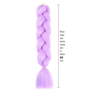 Cabello Sintético para Trenzas Resistente a Altas Temperaturas, Más de 40 Colores Vibrantes (1 # -A43) para el Mercado Global, Soporte OEM - Product Image 5