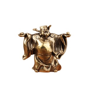 Figurine en laiton du Dieu de la Richesse, décoration Feng Shui pour la maison et le bureau, ornement de salon, cadeau du Nouvel An chinois - Product Image 5