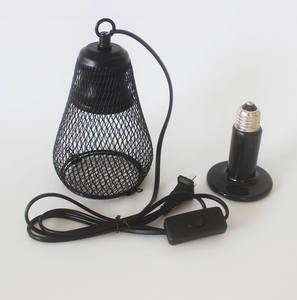 Lampada riscaldante in ceramica a infrarossi per animali domestici per piccole tartarughe animali domestici, uccelli, gabbia a rete, custodia, copertura della lampada Anti-scottatura - Product Image 5