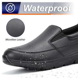 JIANKUN limité librement remplaçables chaussures <span class=keywords><strong>de</strong></span> cuisine unisexe antidérapant étanche cuisine Chef <span class=keywords><strong>sécurité</strong></span> travail chaussures noir Chef chaussures - Product Image 3