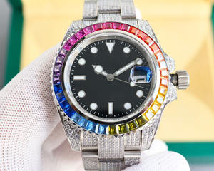 Montre de luxe sertie de diamants - Une fabrication d'une qualité exceptionnelle - Montre mécanique pour homme - Product Image 3