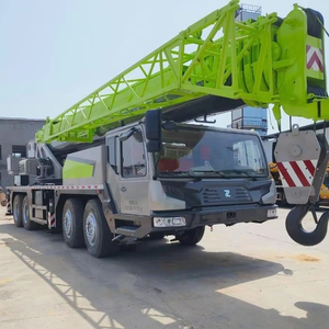 Camion-grue Zoomlion d'occasion de 50 tonnes, moteur et pompe complets, camion hydraulique fiable avec grue - Product Image 1