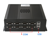 Pc industrial mini-itx de alimentación de la placa base de fuente de alimentación de 12v dc de entrada 2 lan mini pc intel J1900 usb2.0 win10 ordenador industrial