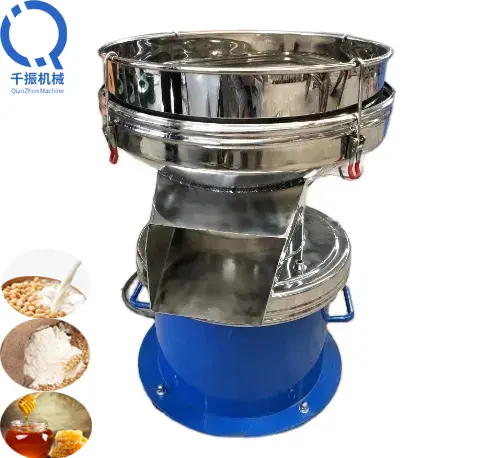 Machine de tamisage automatique de jus de Fruit de l'industrie alimentaire de chine, petit tamis de liquide de tamis de lait de soja, Machine à tamis vibrant