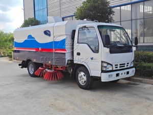 ISUZU 5M3 Road Scale Elimination Sweeper Truck High Suction Mud <b>Sludge</b> Recovery Street Washing Vehicle - Product Image 2
