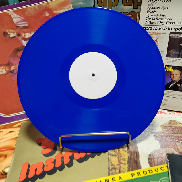 7 10 12 Inch Dark Blue Vinyl Records Vinyl Disc Record Pressing