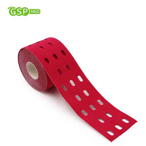 5cm * 5m bande de kinésiologie poreuse coton respirant hyposensible thérapeutique K bande élastique sport <span class=keywords><strong>Kinesio</strong></span> bande échantillon Support - Product Image 4