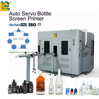 Nouvelle machine d'impression sérigraphique multi-couleurs à servomoteur pour bouteilles et bocaux en verre et plastique, entièrement automatique, haute vitesse, 12 stations, avec durcissement UV