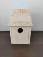 Kits de nichoirs à oiseaux DIY pour enfants à peindre, nichoir en bois non fini, petit nid en bois non fini prêt à peindre ou à décorer