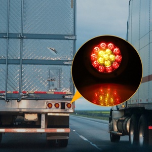 Fabrik Großhandel Hochwertige 4 Zoll 12V/24V LED LKW Seiten licht LED LKW Logo Licht Geeignet für viele LKWs - Product Image 1