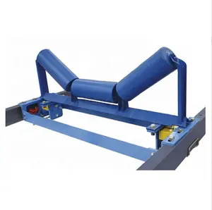 Fabricant personnalisé 89x305 346*89mm roulement en acier caoutchouc tendeur v forme support d'entraînement bande transporteuse rouleau de fer pour l'exploitation minière