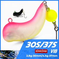 TG 30mm 37mm Mini VIB Winter Vibrations-Crankbait Ratlin Harter Kunststoff-Kunstköder für Eisbarsch-Angelausrüstung