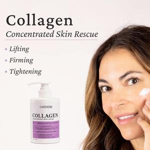 Crème hydratante pour le visage et le corps au collagène bio raffermissant et tenseur, 500 ml, vente en gros - Product Image 5