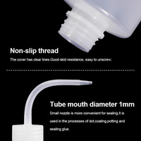 MASSA 250ml Bouteille de lavage à presser en plastique Échantillon gratuit Outil de rinçage à l'eau de sécurité pour cils et outils