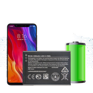แบตเตอรี่ Li-ion ดั้งเดิม1500mAh BV-6A แบตเตอรี่คุณภาพสูงสำหรับ <span class=keywords><strong>Nokia</strong></span> Banana 2060 3060 5250 C5-03 8110แบตเตอรี่โทรศัพท์มือถือ4G - Product Image 4