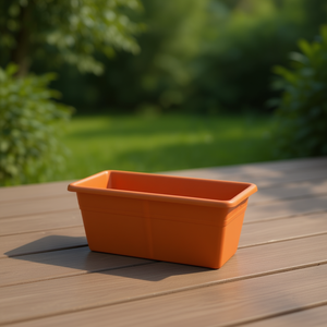 MACETA 40CM Elegante Maceta de Plástico con Diseño Cuadrado Minimalista para Uso en Interiores/Exteriores, Macetas con Estilo - Product Image 3