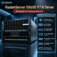 Server AI FusionServer G8600 V7 8U Modul 8-GPU Unit Komputasi Ekstrem untuk Server Komputasi Pembelajaran Mendalam Model LLM Besar