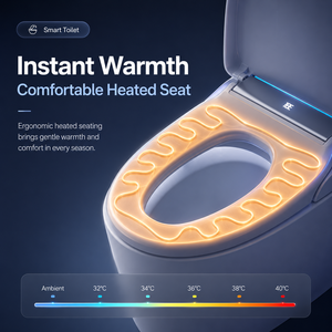 ZOGII CE Automatic Smart Ceramic <strong>Commode</strong> Toilet Applicable in the United States Applicable in Canada North American Ceramics - Product Image 2