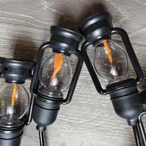 <span class=keywords><strong>Guirlande</strong></span> <span class=keywords><strong>lumineuse</strong></span> LED rétro <span class=keywords><strong>professionnelle</strong></span> à suspendre pour café, patio, mariage, ampoules à flamme de kérosène, éclairage extérieur de jardin - Product Image 4